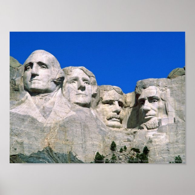 Presidential Portraits, Mount Rushmore Poster (Front)