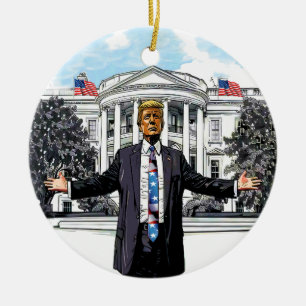 Presidential Proud American Acrylic Ornament