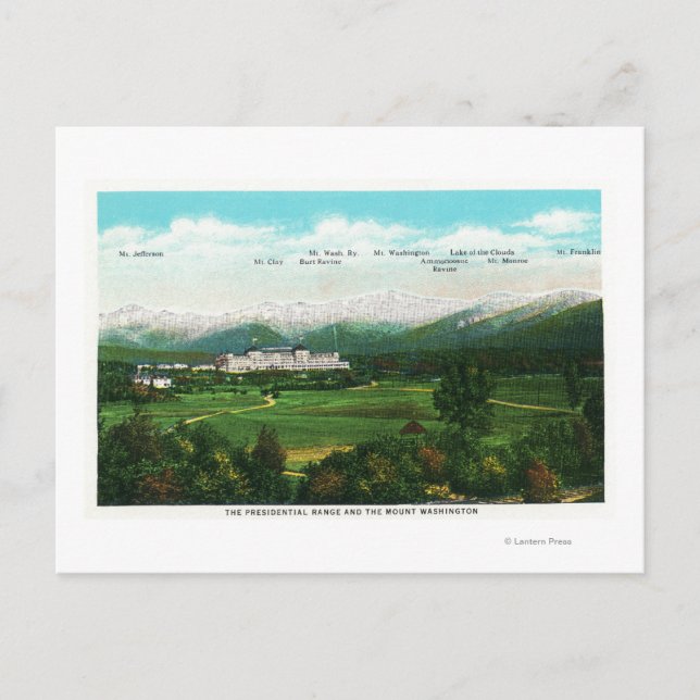 Presidential Range View # 3 Postcard (Front)