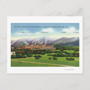 Presidential Range View Postcard
