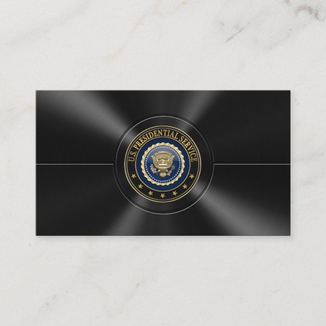 Presidential Service Badge [PSB] Special Edition Business Card (Front)