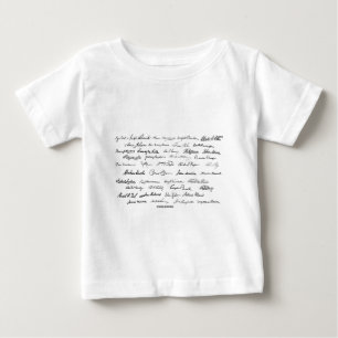 Presidential Signatures (United States Presidents) Baby T-Shirt