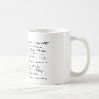 Presidential Signatures (United States Presidents) Coffee Mug
