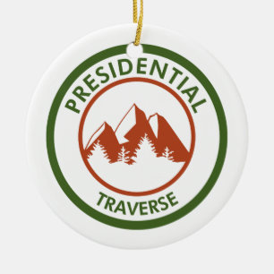 Presidential Traverse Ceramic Tree Decoration