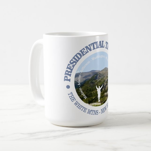Presidential Traverse Coffee Mug (Front Left)