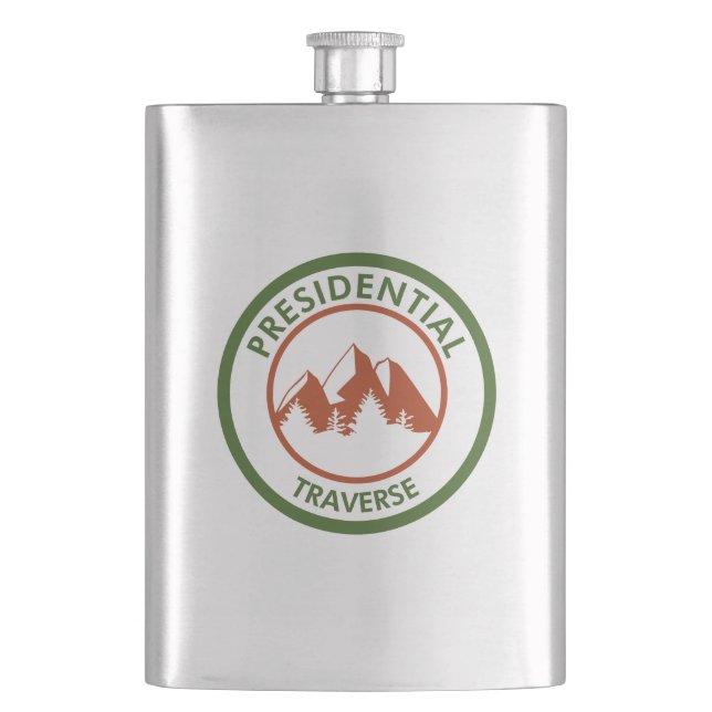 Presidential Traverse Hip Flask (Front)