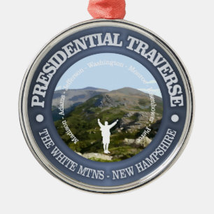 Presidential Traverse Metal Tree Decoration