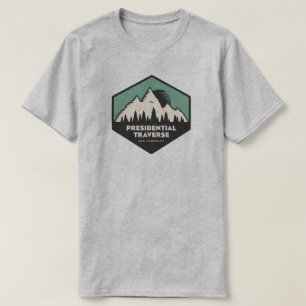 Presidential Traverse New Hampshire Turquoise T-Shirt