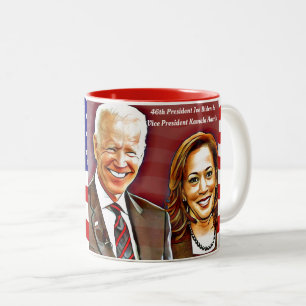 PresidentJoeBident- Vice President Kamala Harris _ Two-Tone Coffee Mug