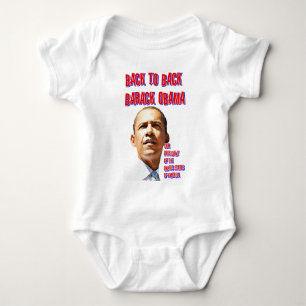 PresidentObama,Back to Back_ Baby Bodysuit