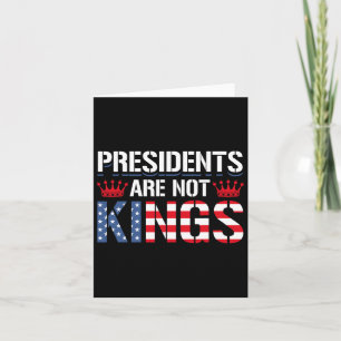 Presidents Are Not Kings Anti-trump Democracy Gift Card