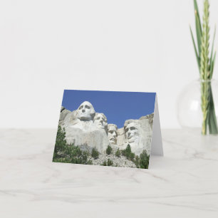 Presidents Carved in Rock, Mount Rushmore, SD Card
