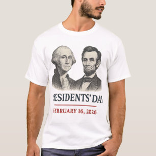 Presidents' Day – Abstract Legacy Tribute T-Shirt