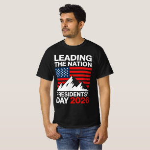 Presidents Day USA Flag Tee