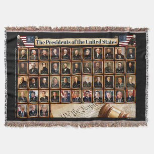 Presidents of the United States Throw Blanket