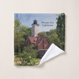 Presque Isle Lighthouse Erie wash cloth