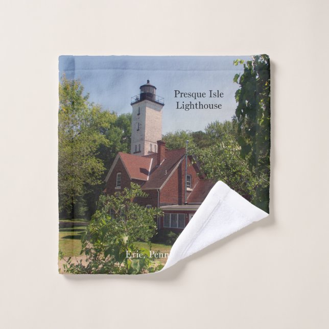 Presque Isle Lighthouse Erie wash cloth (Wash Cloth)