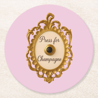 Press for Champagne Bar Cart Veuve Coaster