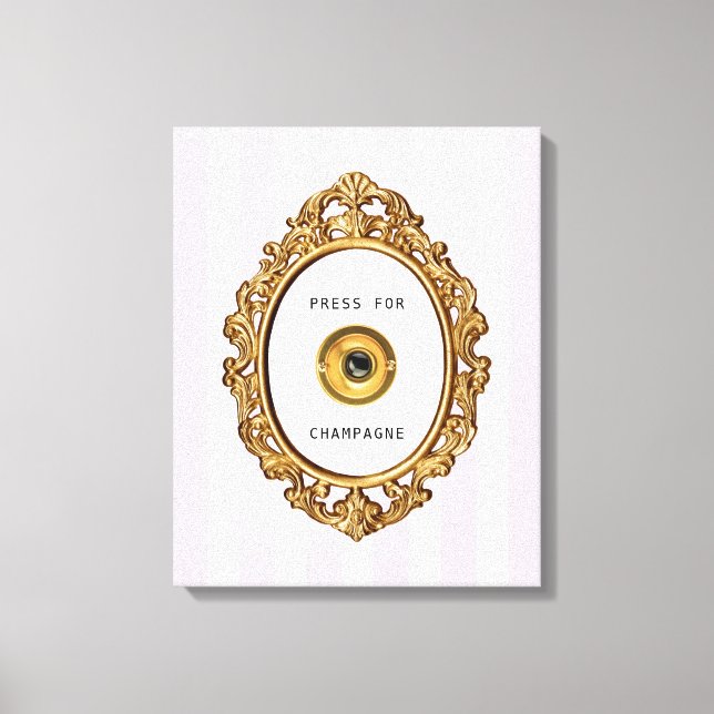 Press for Champagne |  Canvas Print (Front)