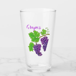 Press Grapes Glass