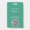 Press Logo Photo QR Code Professional Badge