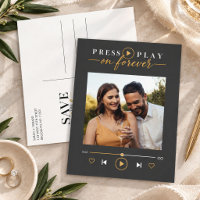 Press Play on Forever Photo Wedding Save the Date