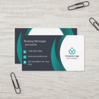 Press Reporter and Newspaper Business Card