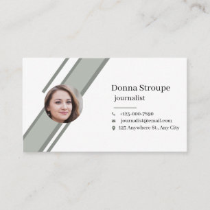 Press Reporter and Newspaper  Business Card