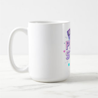 Press Start Y2K Retro Gaming Arcade Chrome 90s Gam Coffee Mug