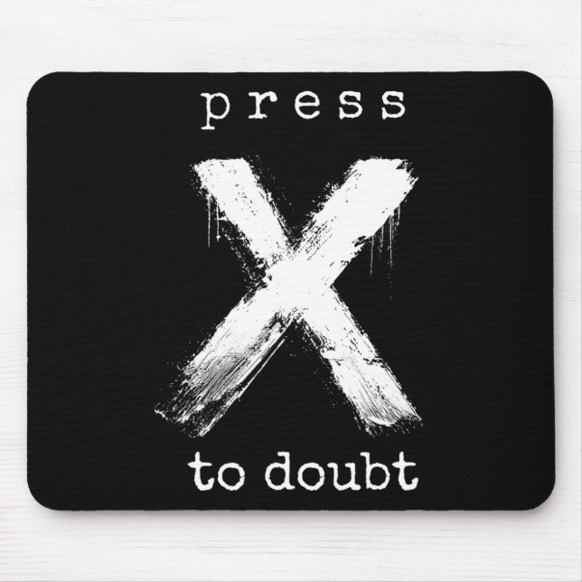 Press X To Doubt Meme  Mouse Mat (Front)