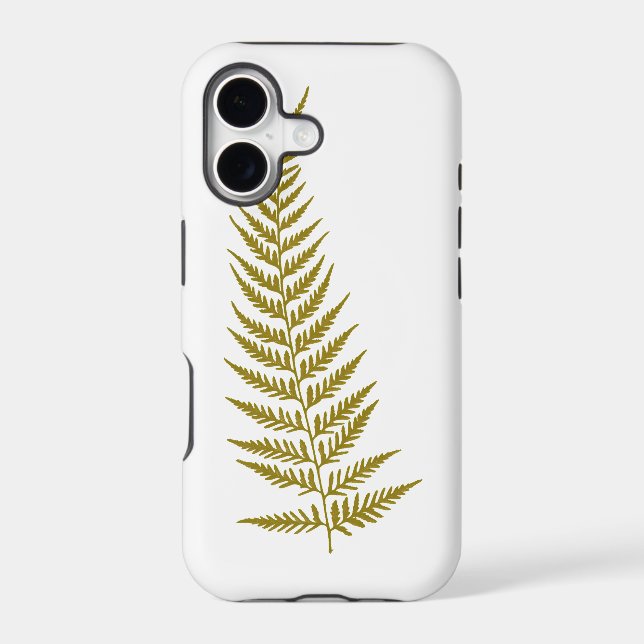 Pressed Botanical Fern Leaf - Choose A Colour (Back)