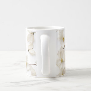 Pressed Dried Jasmine Blossom Coffee Mug