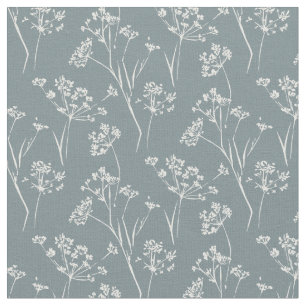 pressed dry wildflower spring bloom floral fabric