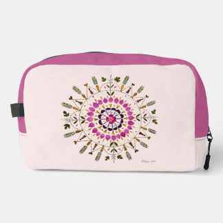 Pressed Flower Art by S. Frigui From the Original Dopp Kit