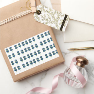 Pressed Flowers Tshirt, Boho Wildflowers Rectangular Sticker