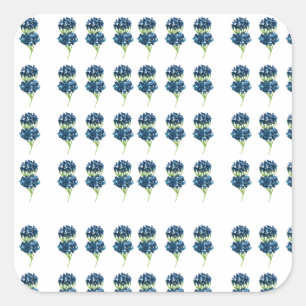 Pressed Flowers Tshirt, Boho Wildflowers Square Sticker