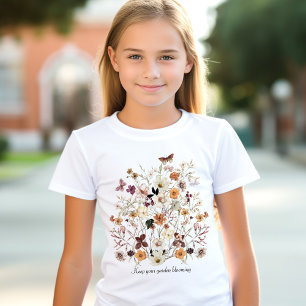 Pressed Flowers, Wild Flowers, Custom, Cottagecore T-Shirt