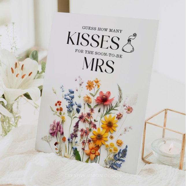 Pressed Flowers Wildflower How Many Kisses Sign (Creator Uploaded)