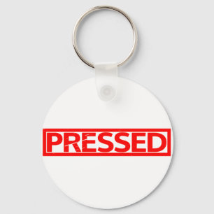Pressed Stamp Key Ring