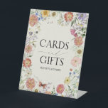 Pressed Wildflower Floral Bridal Shower Gift Pedestal Sign<br><div class="desc">Designed to complement & fill out our brdal shower suite, this Beautiful "bressed Wildflower Floral Frame" gift pedestal sign. In this design, you find a world where stress and overwhelm seem to be the expectations of everyday life, it’s nice to find something that gives us a much-needed reminder to slow...</div>