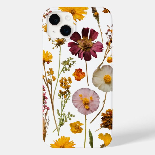 Pressed Wildflower Garden – Apple iPhone  Case-Mate iPhone Case (Back)