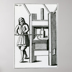 Pressing books poster