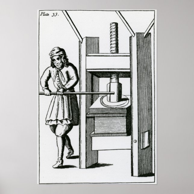 Pressing books poster (Front)