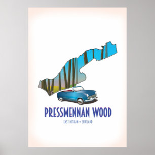 Pressmennan Wood Scotland Poster
