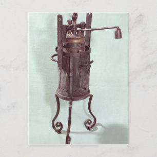 Pressure cooker invented by Denis Papin  1679 Postcard