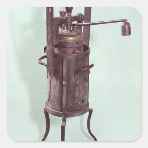 Pressure cooker invented by Denis Papin  1679 Square Sticker