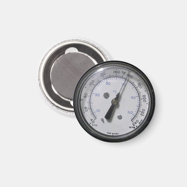Pressure Gauge Magnet (Front/Back)