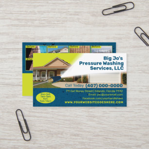 Pressure /Power Washing Business Card