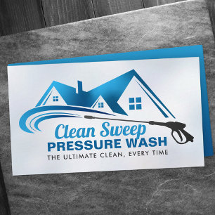 Pressure Wash services Business Card