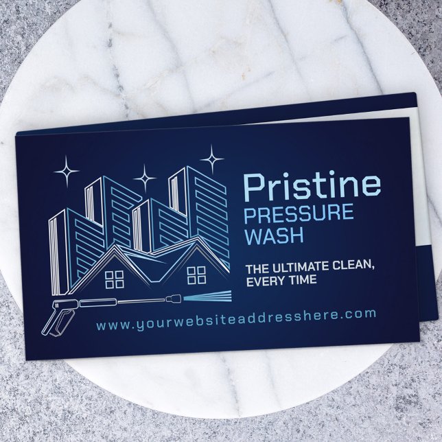 Pressure Wash services Business Card (Creator Uploaded)